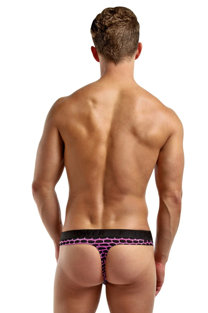MP427225 Malepower Thong - Purple/Black - Image 2