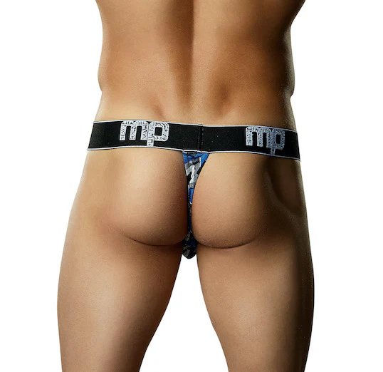 MP446210 Malepower Male Power Micro Thong Blue - Image 2