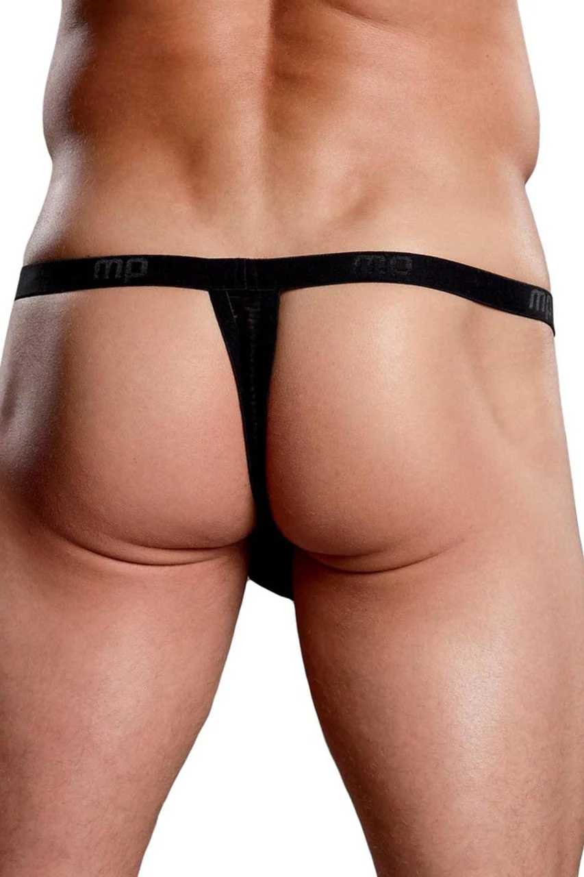 MP459192 Malepower Micro Pouch Enhancer Thong - Black
