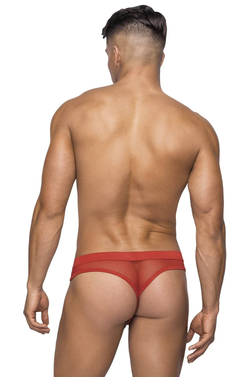 MP462236 Malepower Hose Thong - Red - Image 2
