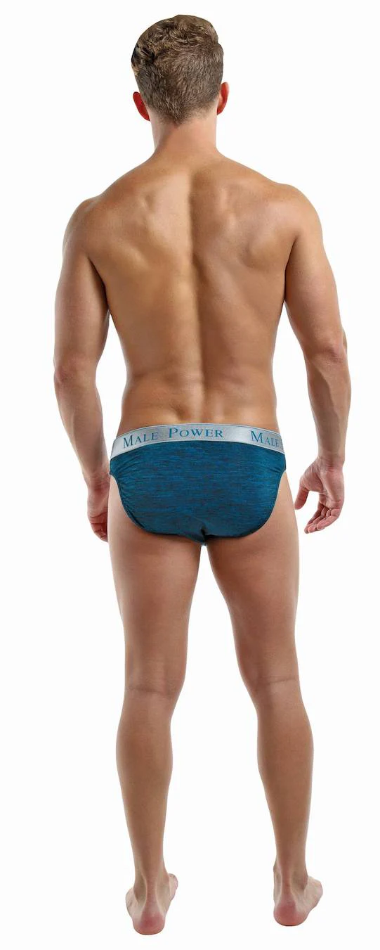 MP471222 Malepower Panel Bikini - Blue/Black - Image 2
