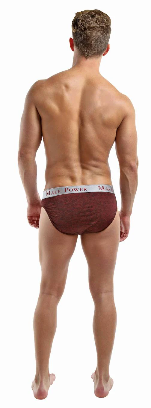 MP471222 Malepower Panel Bikini - Wine/Black - Image 2