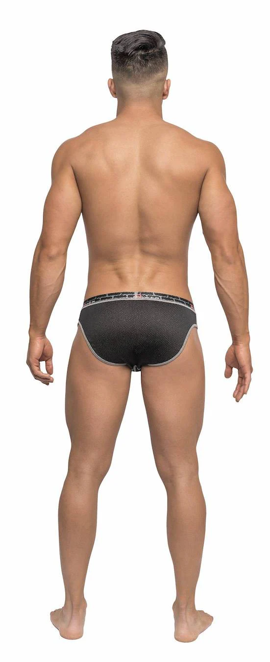 MP484237 Malepower Bikini Reversible - Black/Grey - Image 2