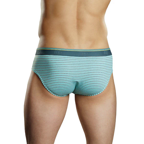 MP490208 Malepower Male Power Lo Rise Bikini Mint/Grey - Image 2