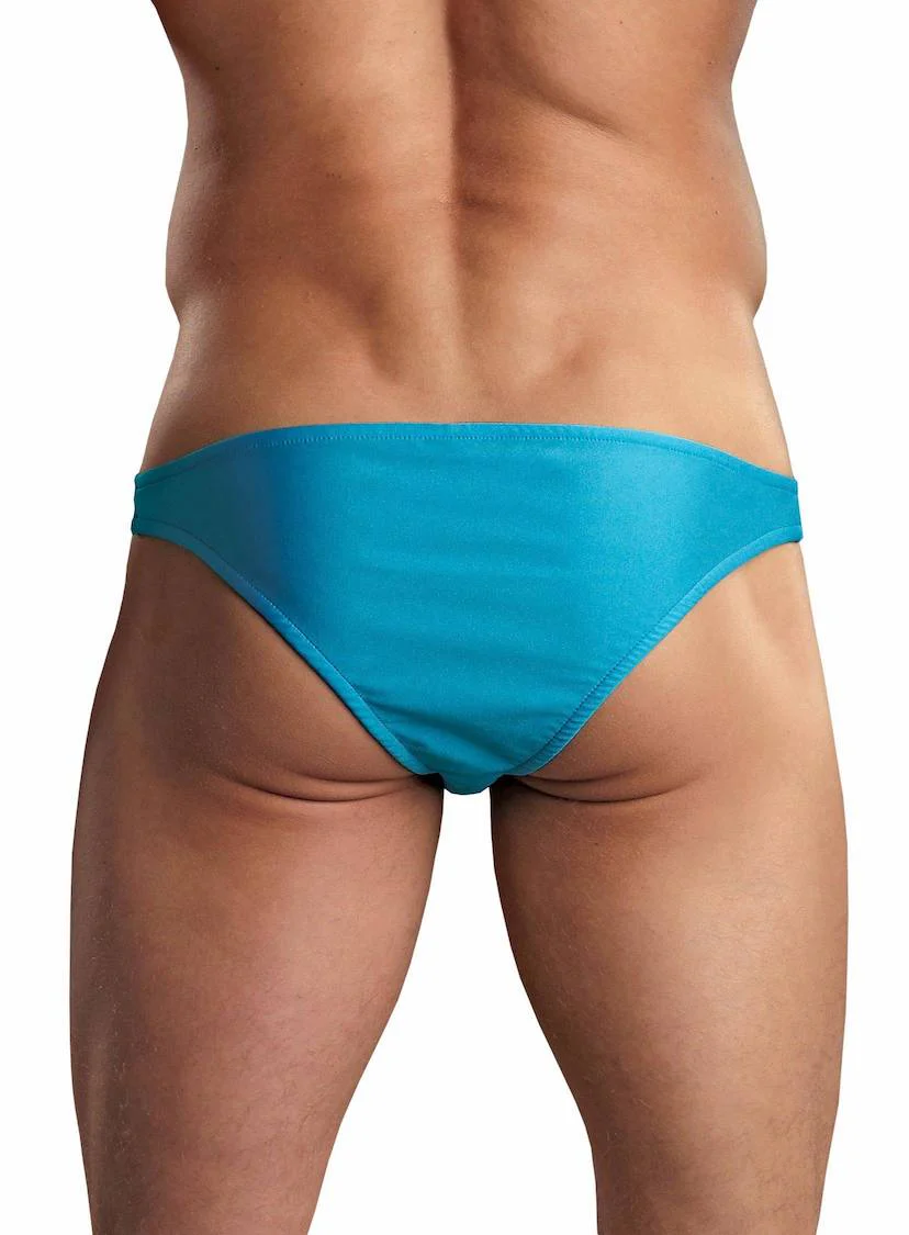 MPPAK871 Malepower Brazilian Pouch Bikini - Turquoise - Image 2