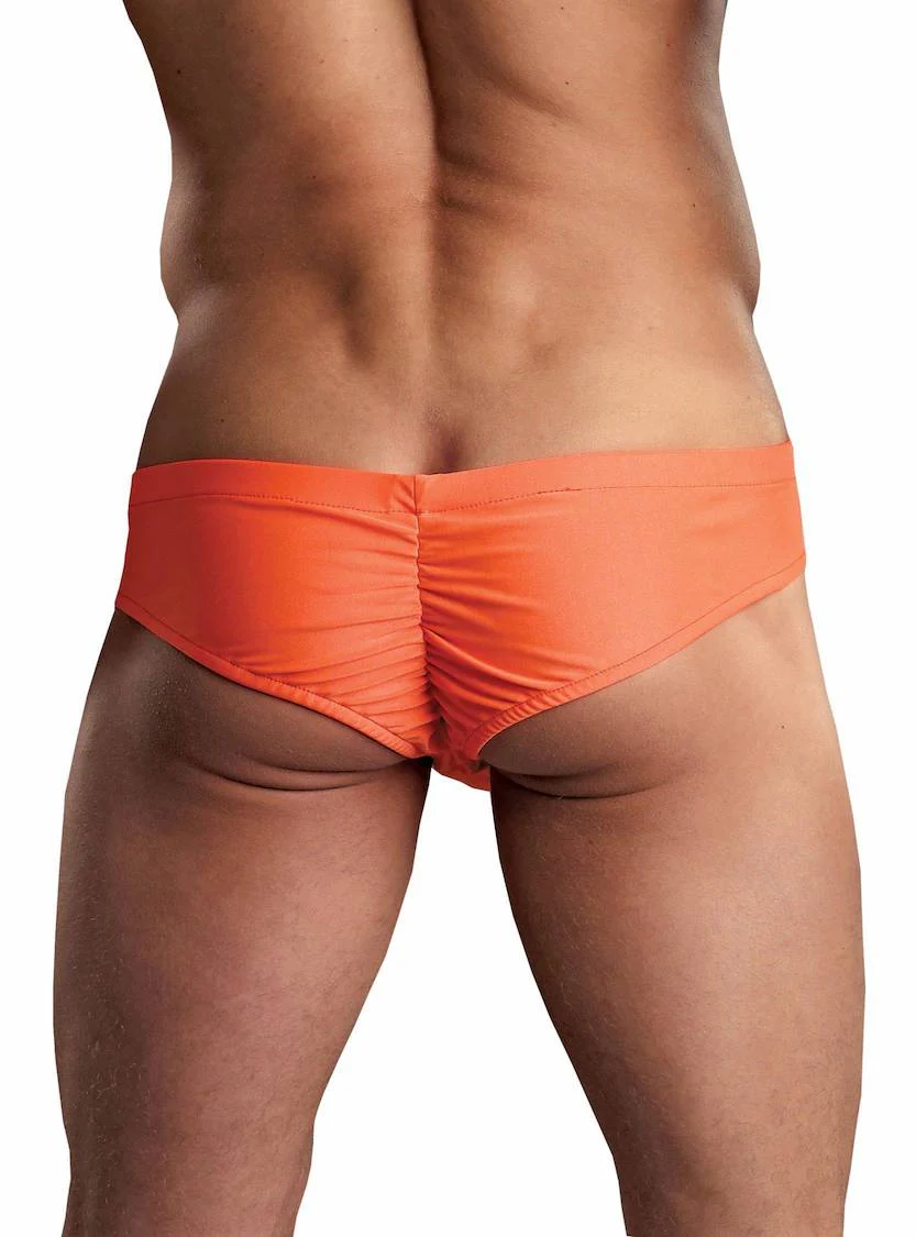 MPPAK873 Malepower Shirred Pouch Manty - Orange - Image 2