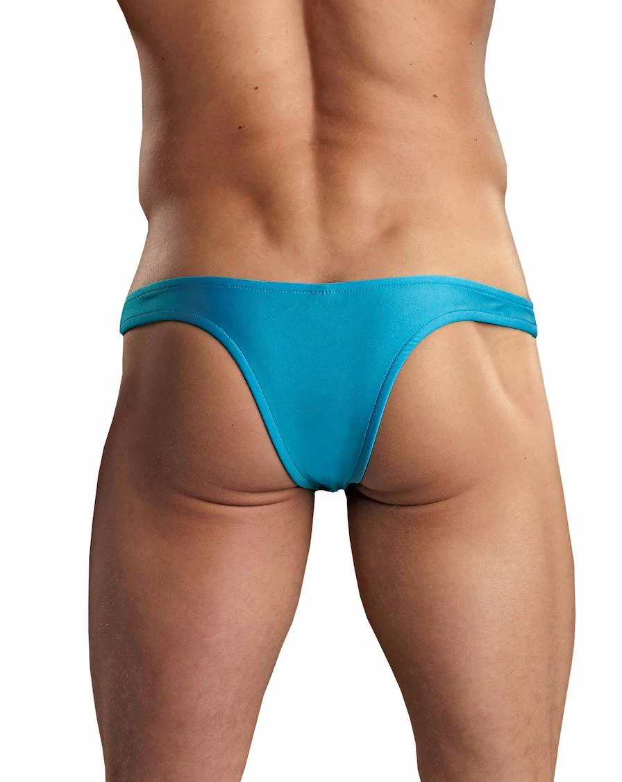 MPPAK874 Malepower Full Cut Thong Back - Turqouise - Image 2