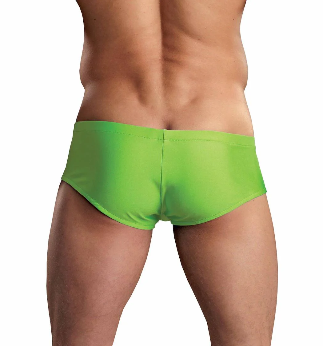 MPPAK875 Malepower Micro Mini Pouch Short - Lime - Image 2