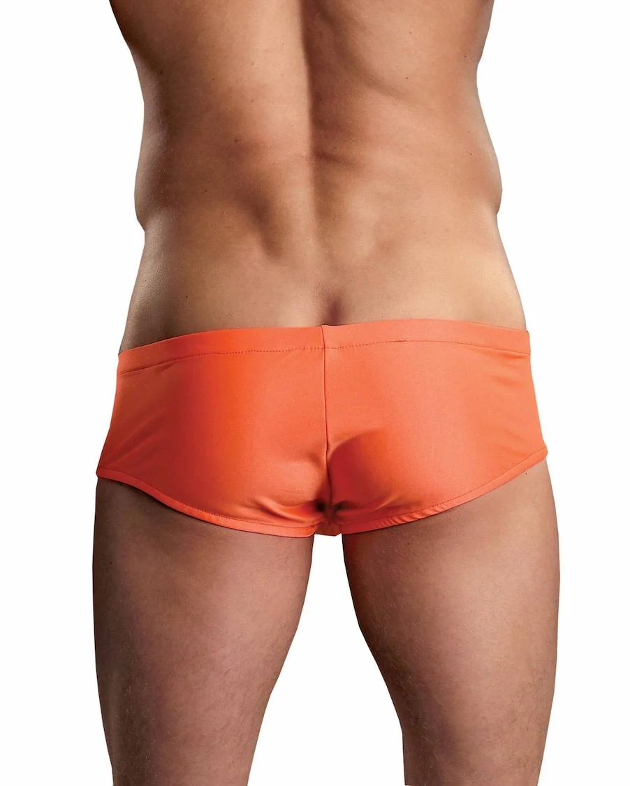 MPPAK875 Malepower Micro Mini Pouch Short - Orange - Image 2