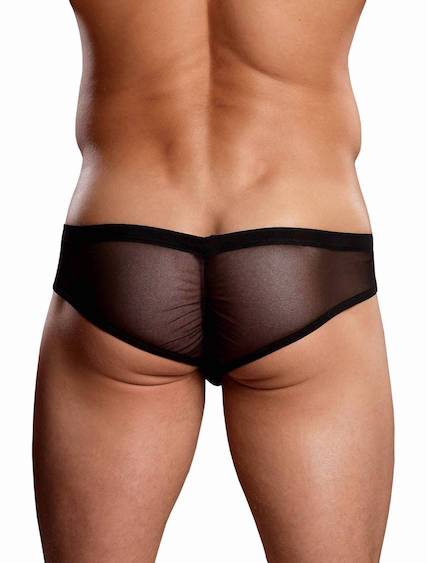 MPPAK883 Malepower Shirred Pouch Manty - Black - Image 2