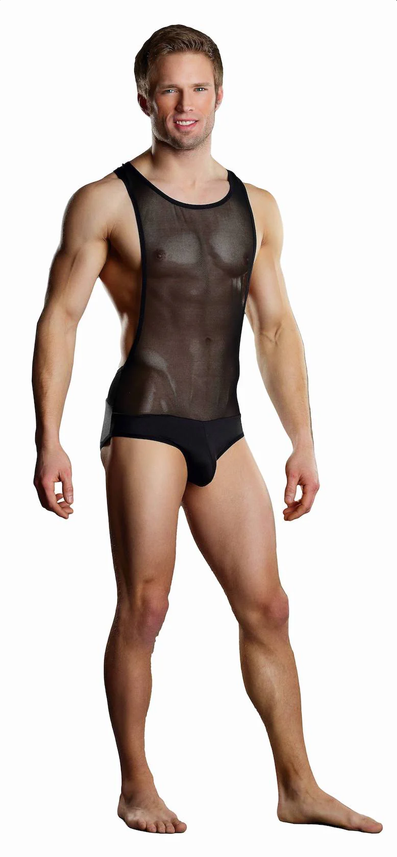 MPPAK890 Malepower Singlet - Black
