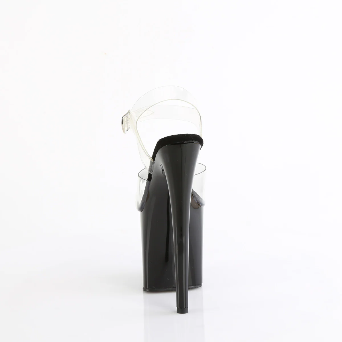 Clear Black 8 Inch Exotic Dancer Sexy Shoes -  Pleaser NAUGHTY-808 - Image 4