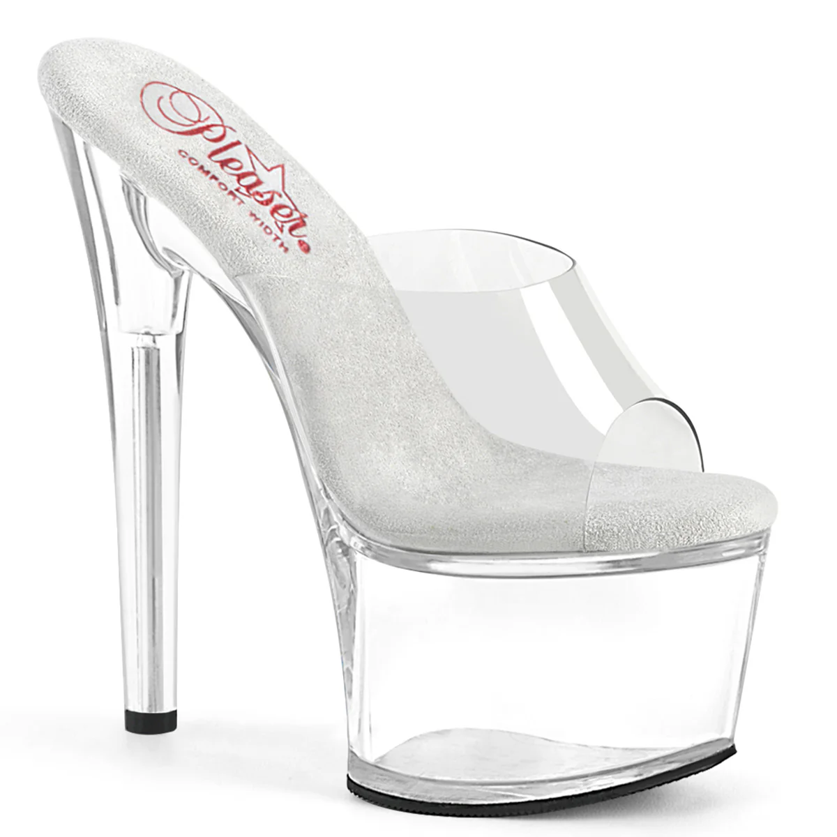 Clear 7 Inch Exotic Dance Sexy Shoes -  Pleaser PASSION-701