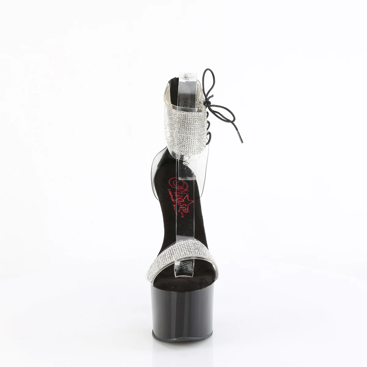 Black 7 Inch Pole Dance Sexy Shoes -  Pleaser PASSION-727RS - Image 2