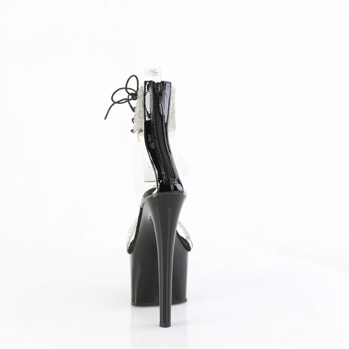 Black 7 Inch Pole Dance Sexy Shoes -  Pleaser PASSION-727RS - Image 4