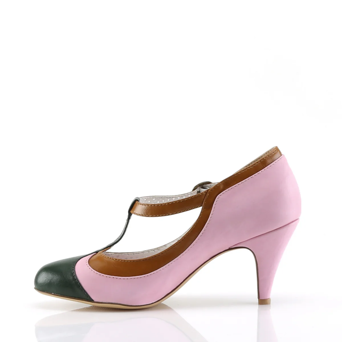 Baby Pink 3 Inch Sexy  Heels -  Pin Up Couture PEACH-03 - Image 3
