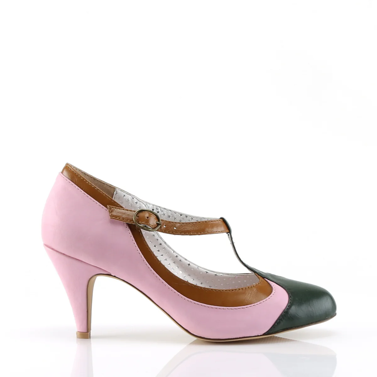Baby Pink 3 Inch Sexy  Heels -  Pin Up Couture PEACH-03 - Image 5