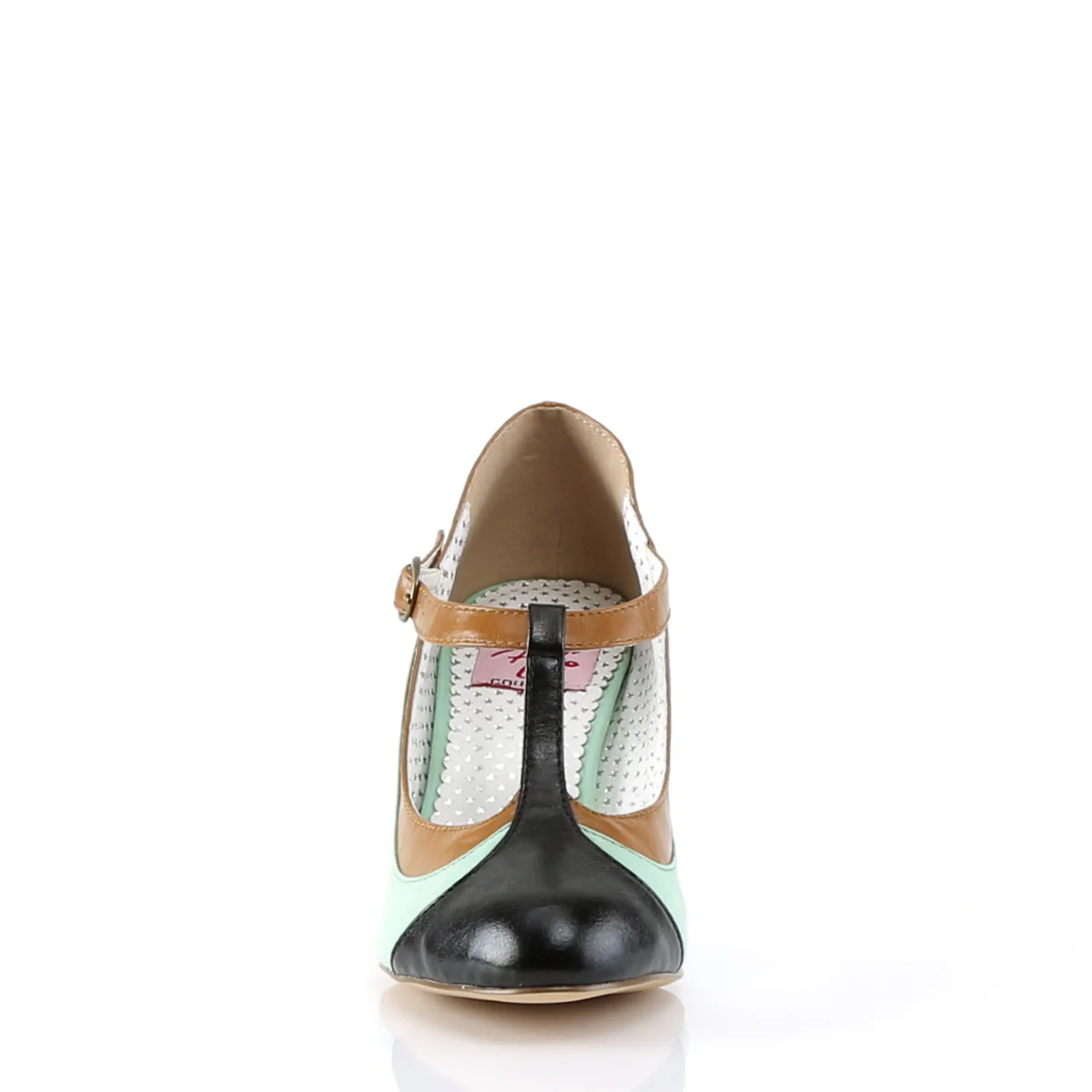 Mint 3 Inch Erotic Glam Heels - Pin Up Couture PEACH-03 - Image 2