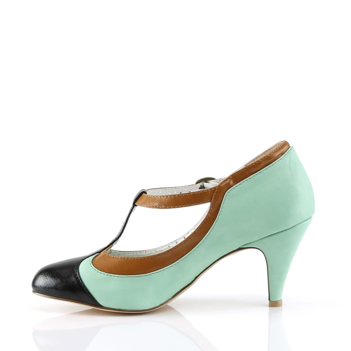 Mint 3 Inch Erotic Glam Heels - Pin Up Couture PEACH-03 - Image 3