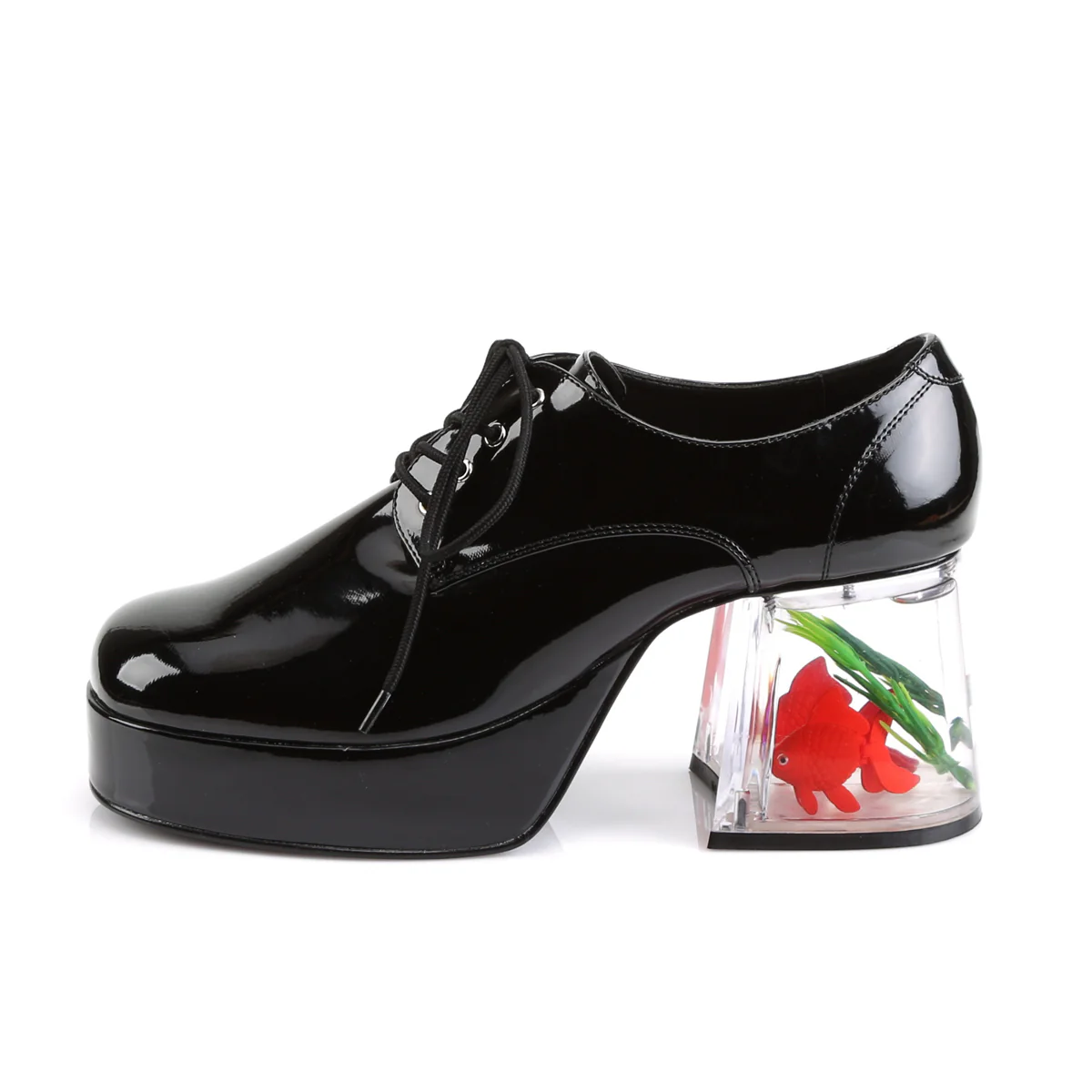 PIMP-02 Funtasma Black Pat Men's Shoes - Image 3