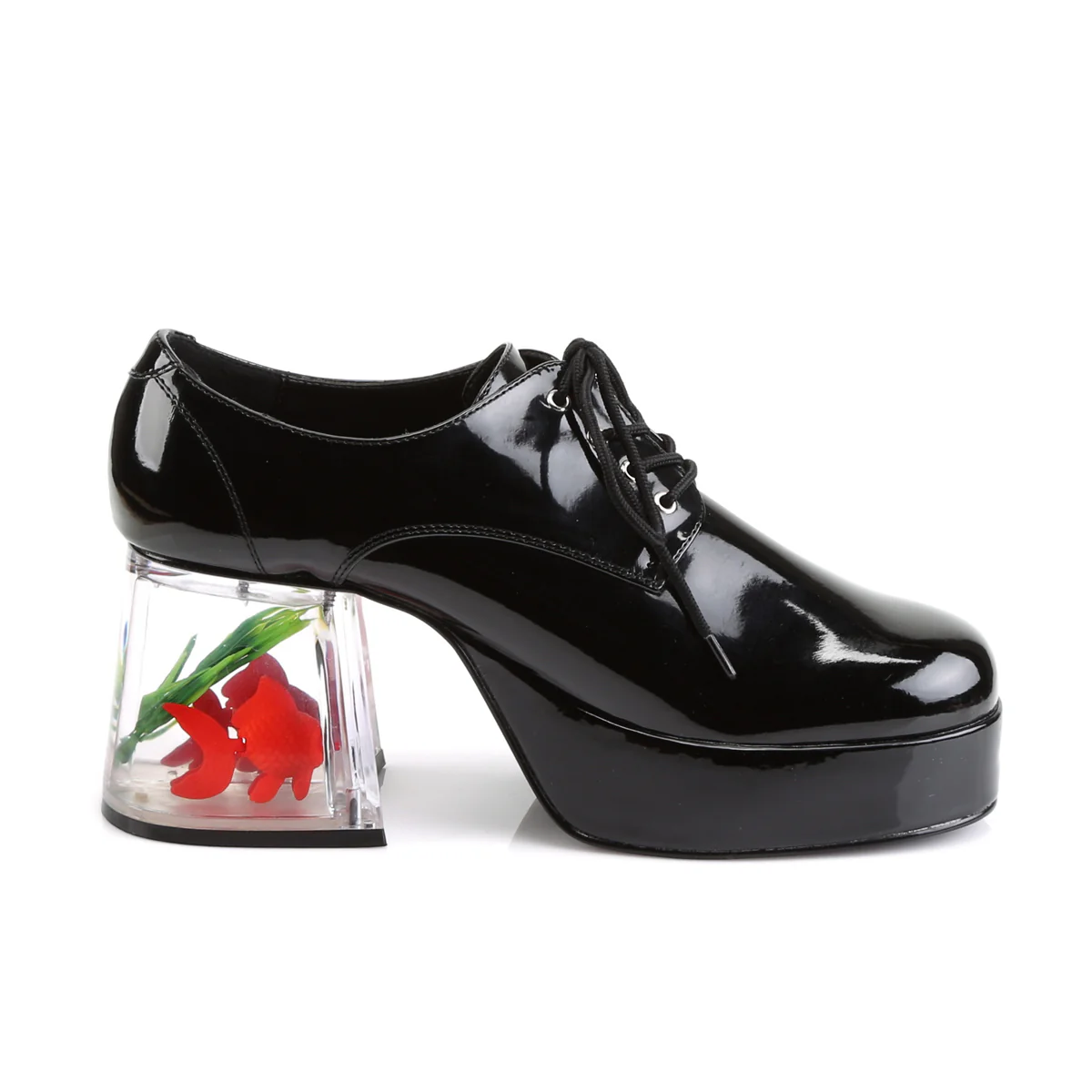 PIMP-02 Funtasma Black Pat Men's Shoes - Image 5