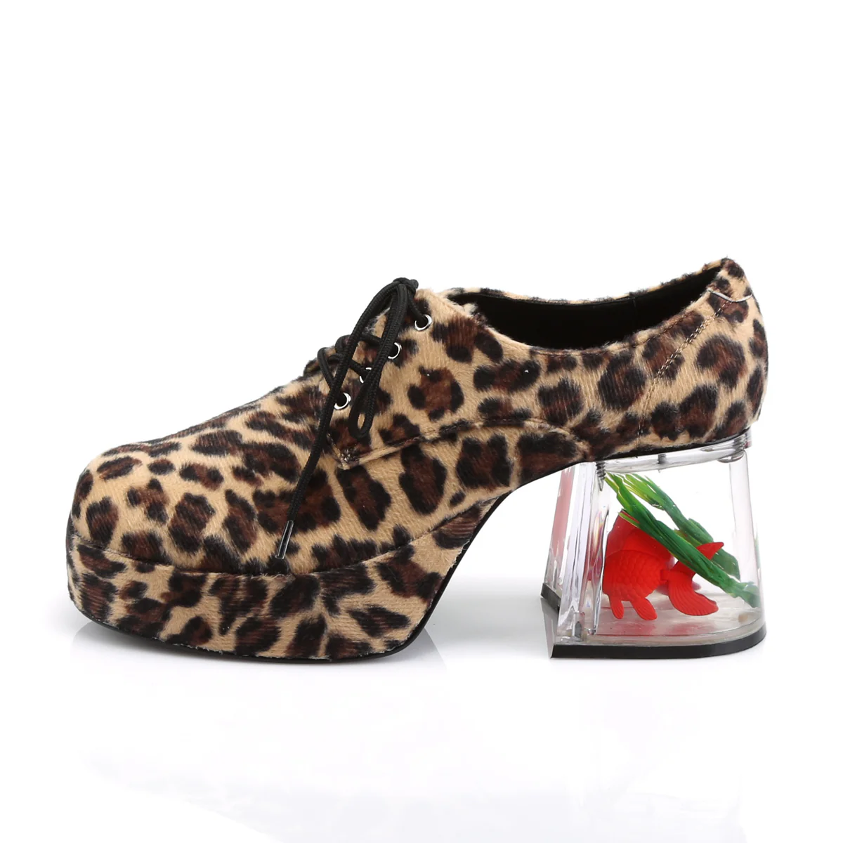 PIMP-02 Funtasma Cheetah Print Mens Disco Dress Up Shoes - Image 3