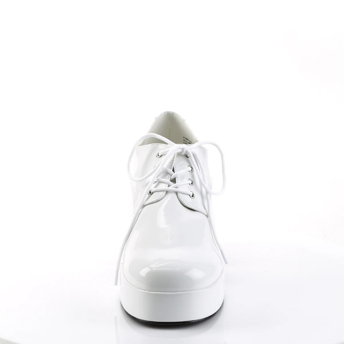 PIMP-02 Funtasma White Pat Men's Shoes - Image 2