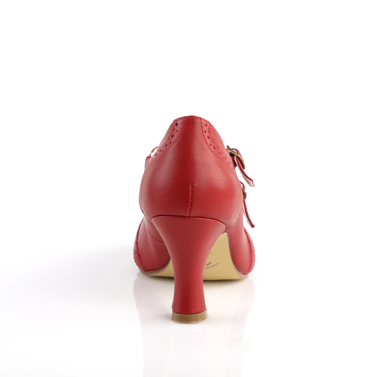 Red 3 Inch Glamourous Heels -  Pin Up Couture FLAPPER-35 - Image 4