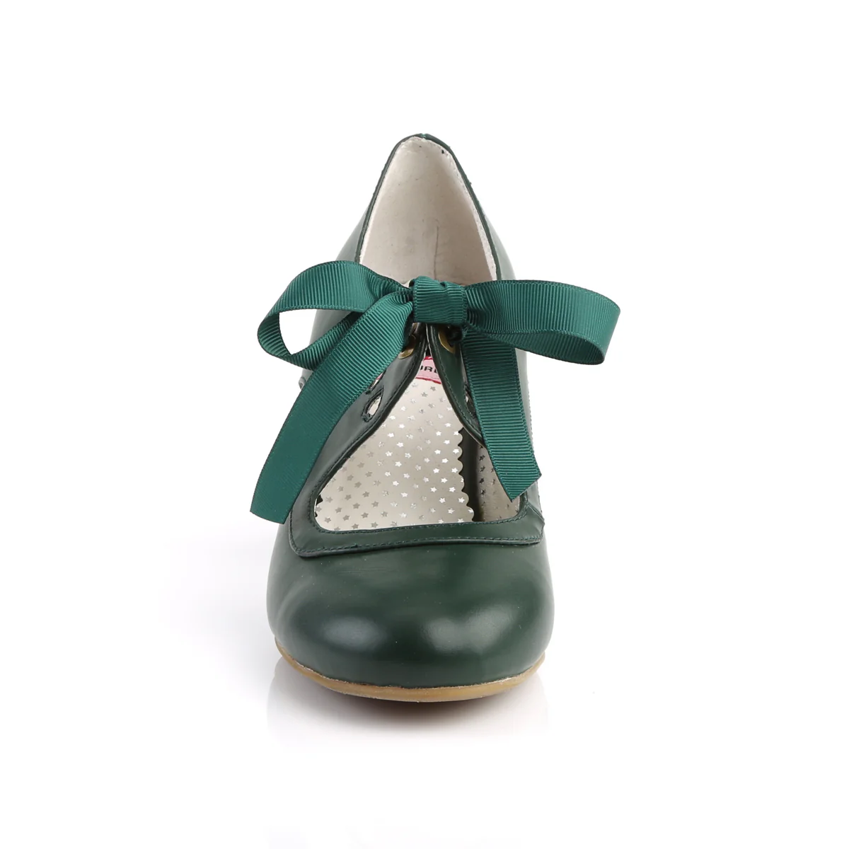 Green 2.5 Inch Sexy Heels - Pin Up Couture WIGGLE-32 - Image 2