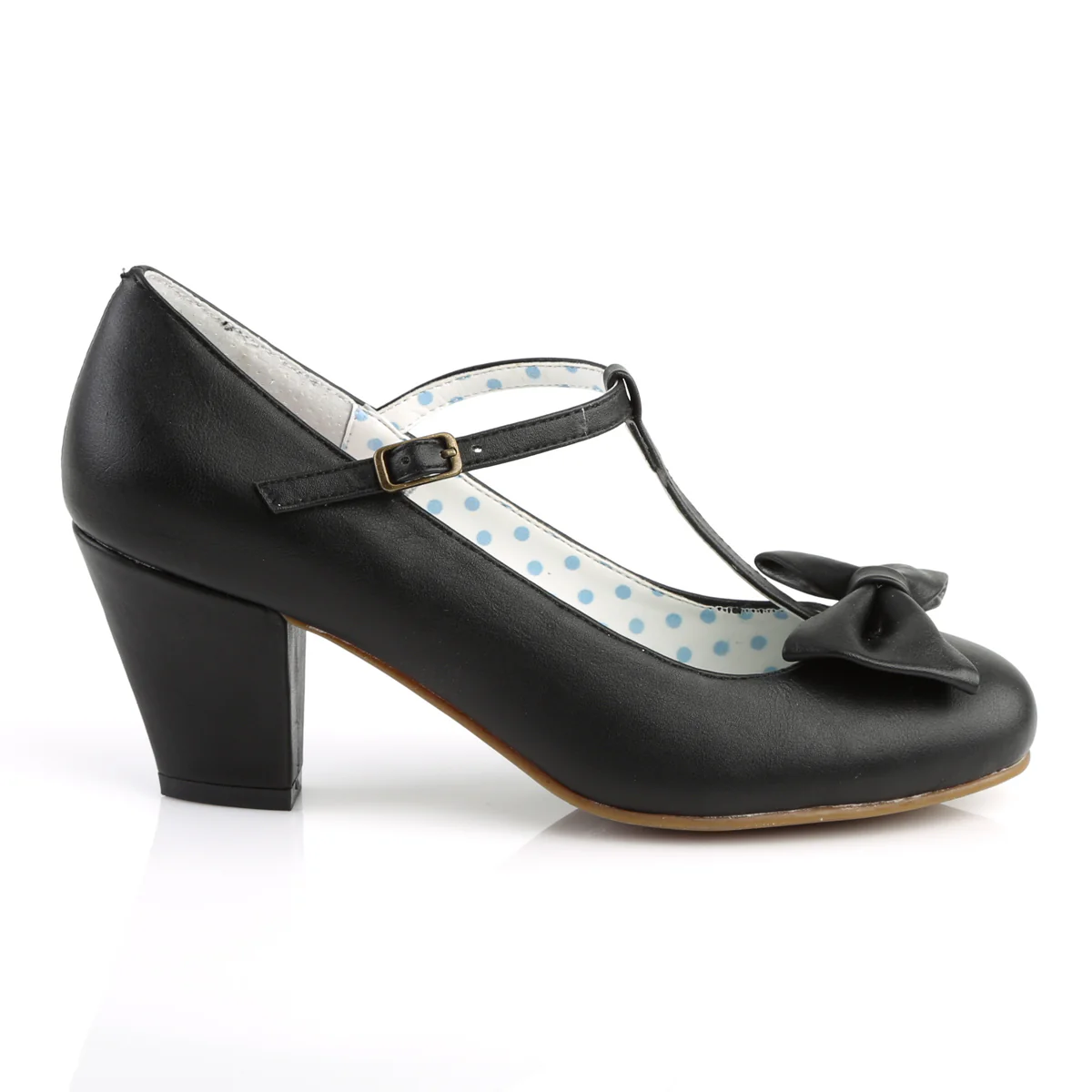 Black 2.5 Inch Glamourous Heels - Pin Up Couture WIGGLE-50 - Image 5