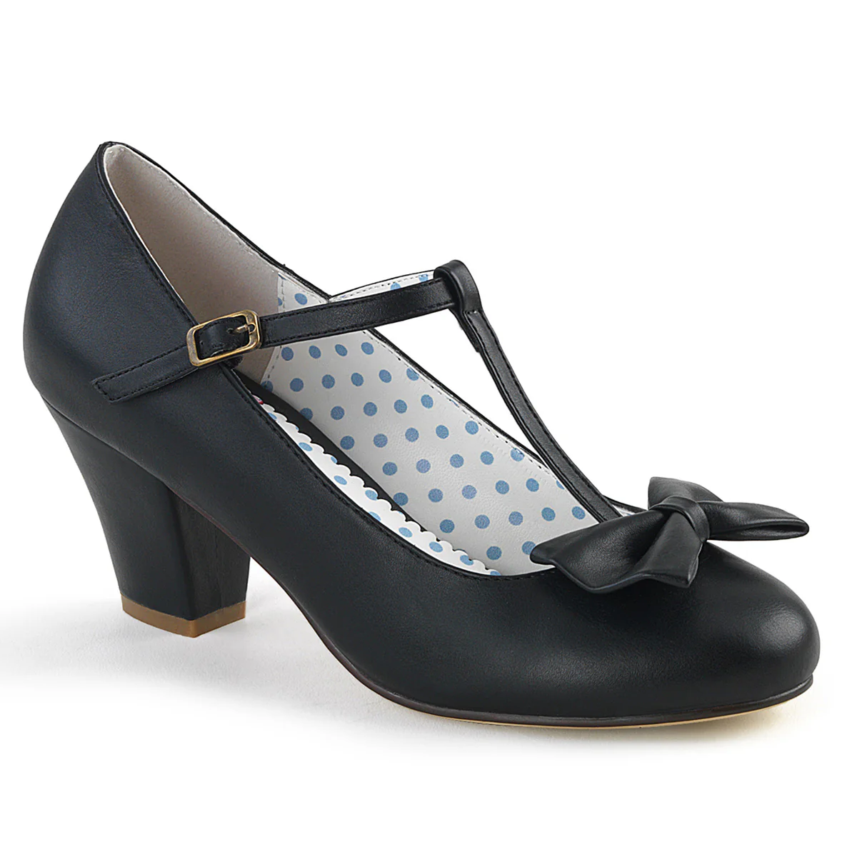 Black 2.5 Inch Glamourous Heels - Pin Up Couture WIGGLE-50 - Image 6