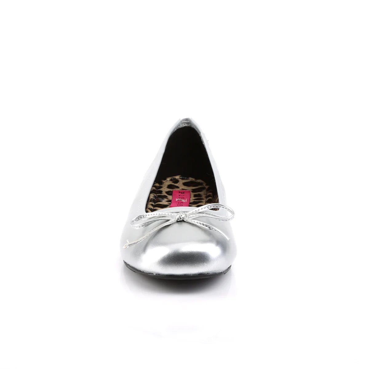 Silver Large Sizes Bedroom Heels - Pleaser Pink Label ANNA-01 - Image 2