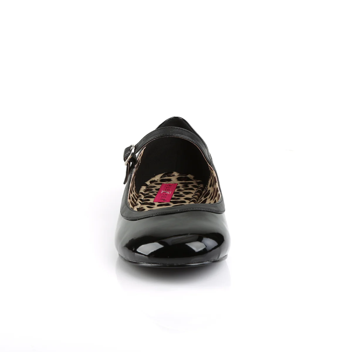 Black  Large Sizes Bedroom Heels -  Pleaser Pink Label ANNA-02 - Image 2