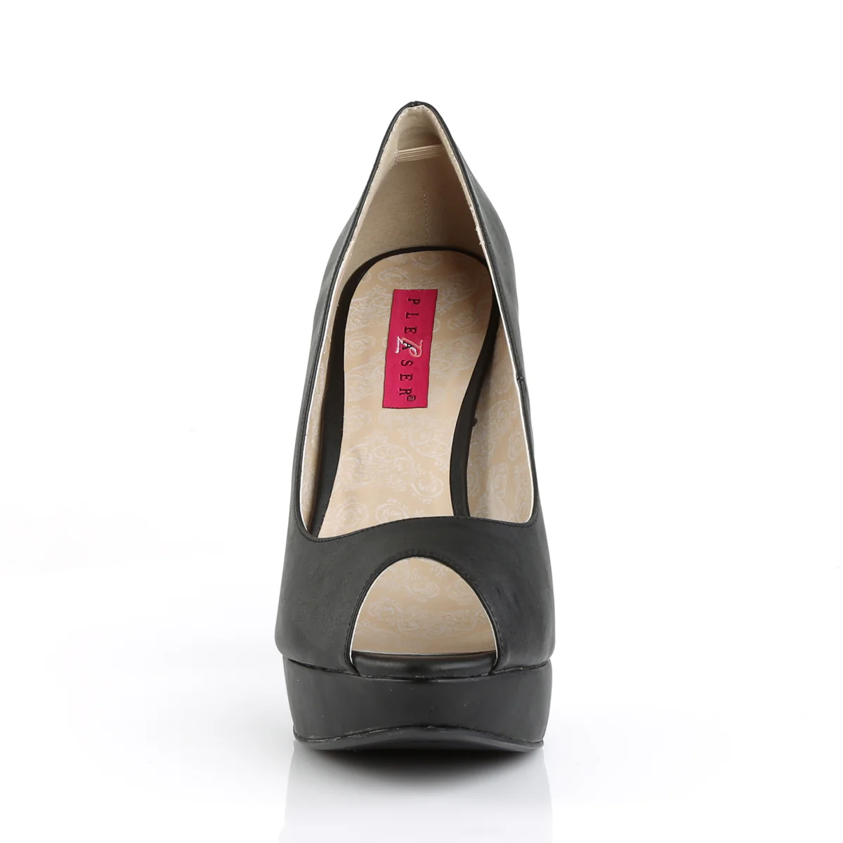 Black 5.3 Inch Fetish Platform Heels -  Pleaser Pink Label CHLOE-01 - Image 2