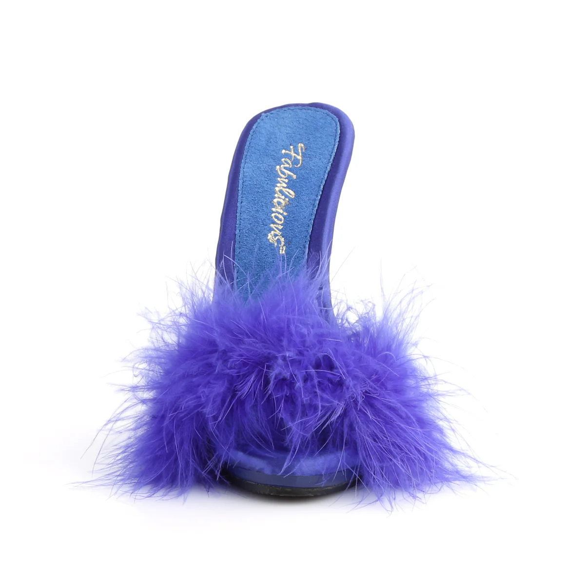 Blue 5 Inch Bedroom Shoes - Fabulicious POISE-501F - Image 2