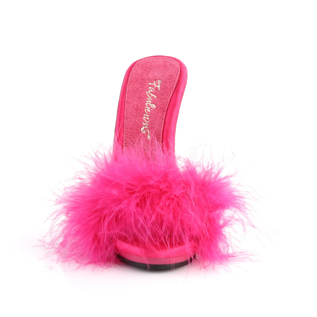 H. Pink 5 Inch Bedroom Shoes - Fabulicious POISE-501F - Image 2