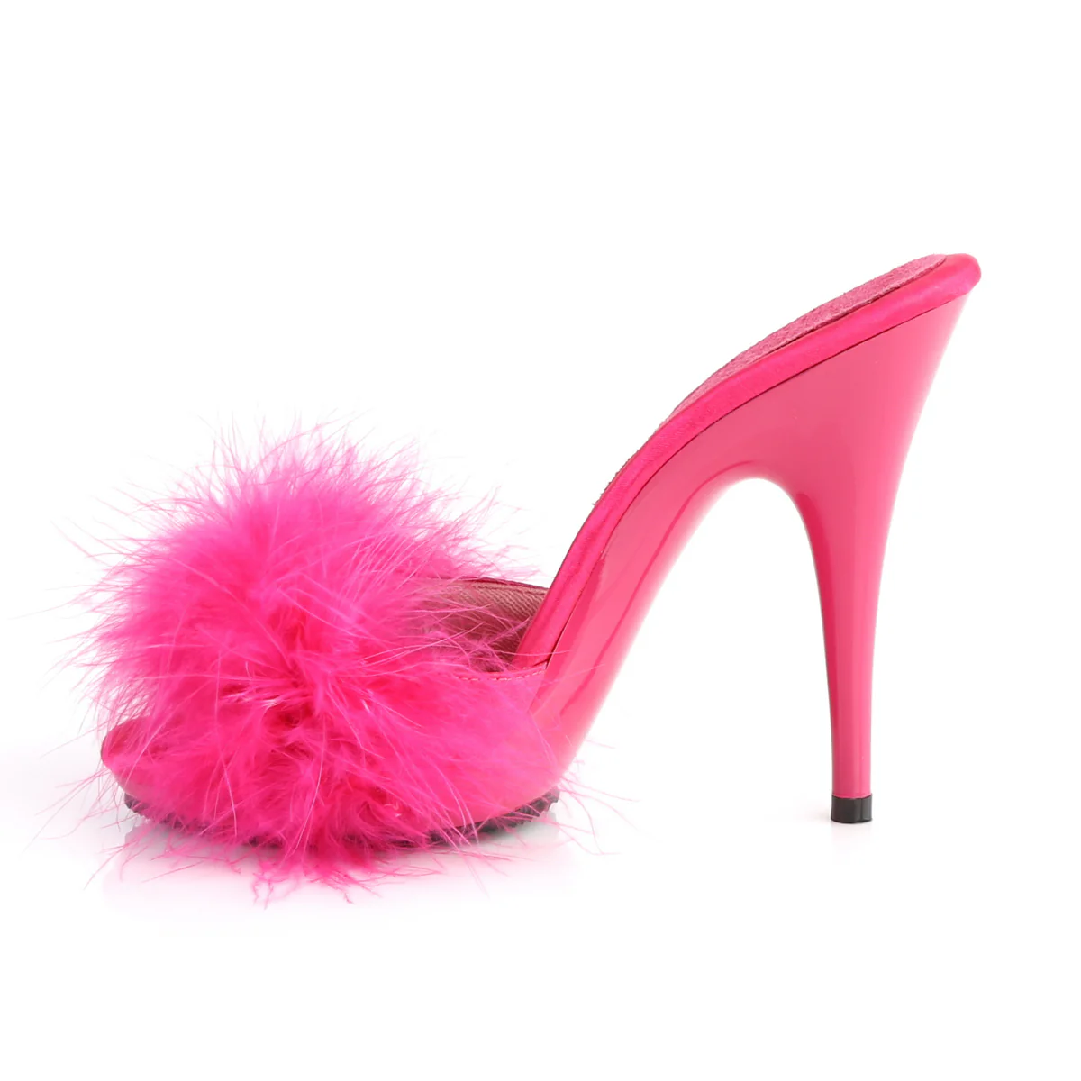 H. Pink 5 Inch Bedroom Shoes - Fabulicious POISE-501F - Image 3