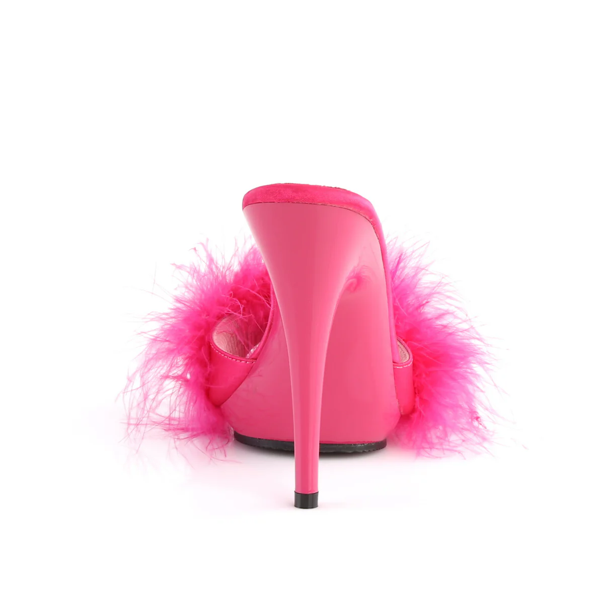 H. Pink 5 Inch Bedroom Shoes - Fabulicious POISE-501F - Image 4