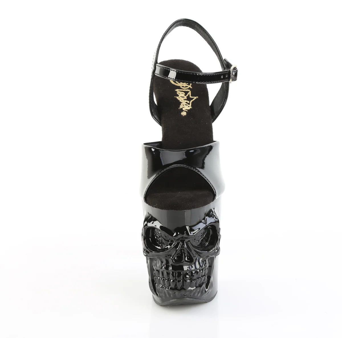 Black 8 Inch Exotic Dance Platform Heels - Pleaser RAPTURE-809 - Image 2