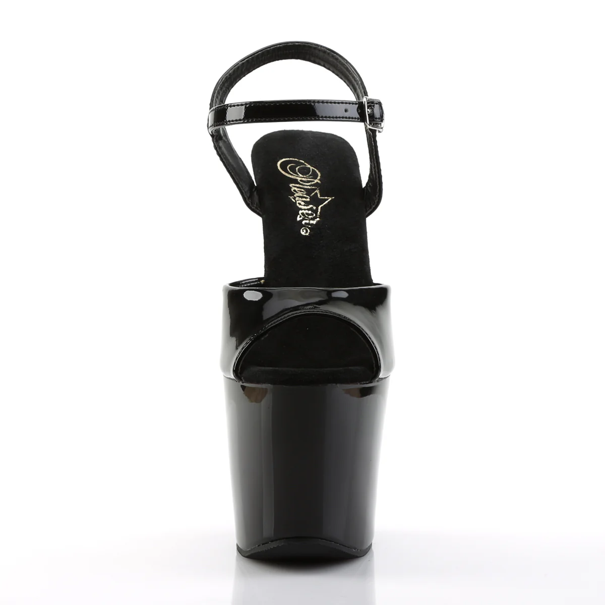 Black 7 Inch Platform Kinky Platform Shoes - Pleaser REVOLVER-709 - Image 2