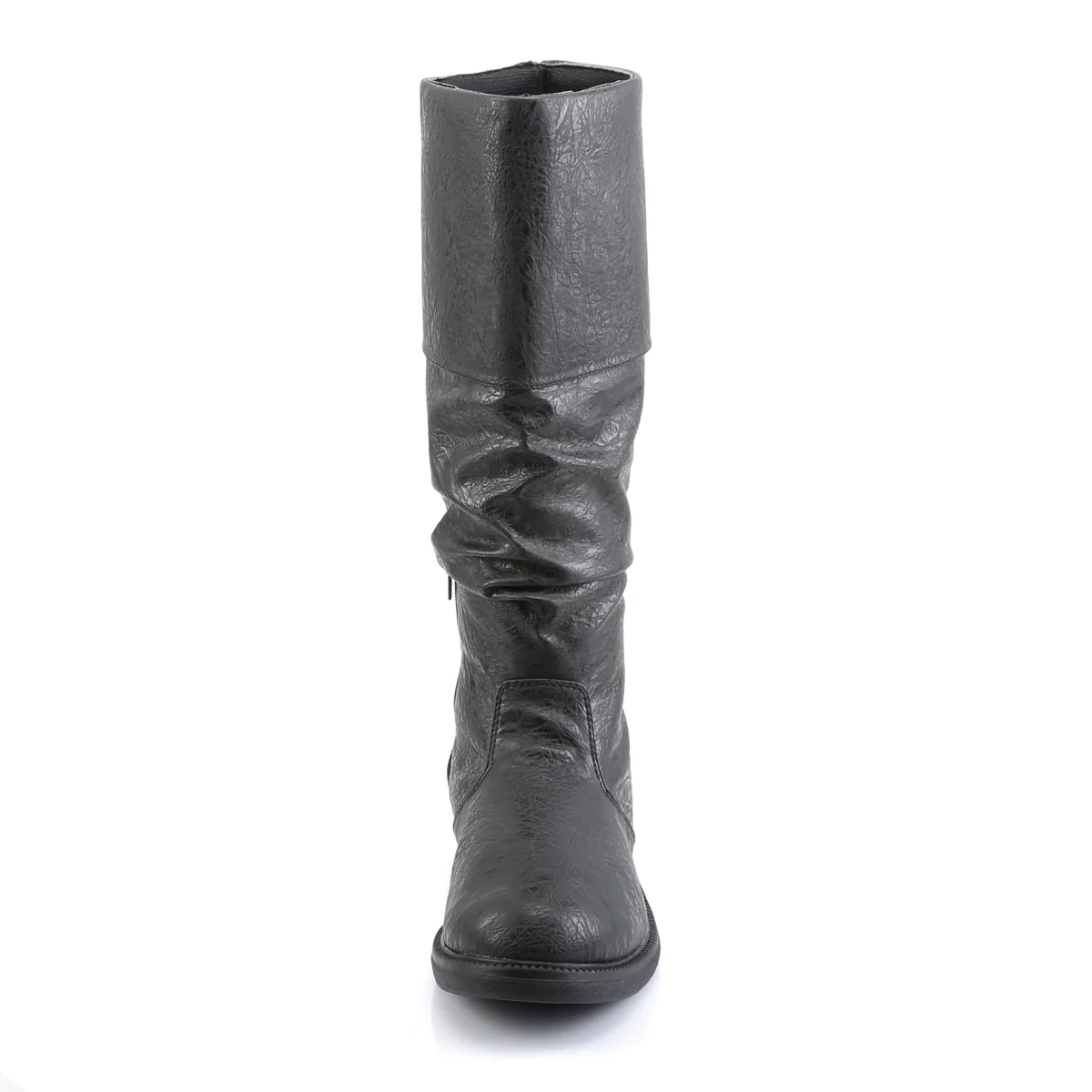 ROBINHOOD-100 Funtasma Black Distressed Pu Men's Boots - Image 2