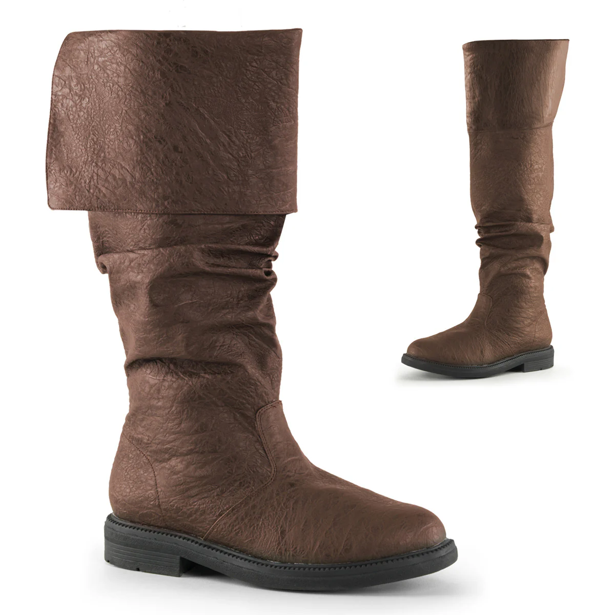 ROBINHOOD-100 Funtasma Brown Distressed Pu Men's Boots