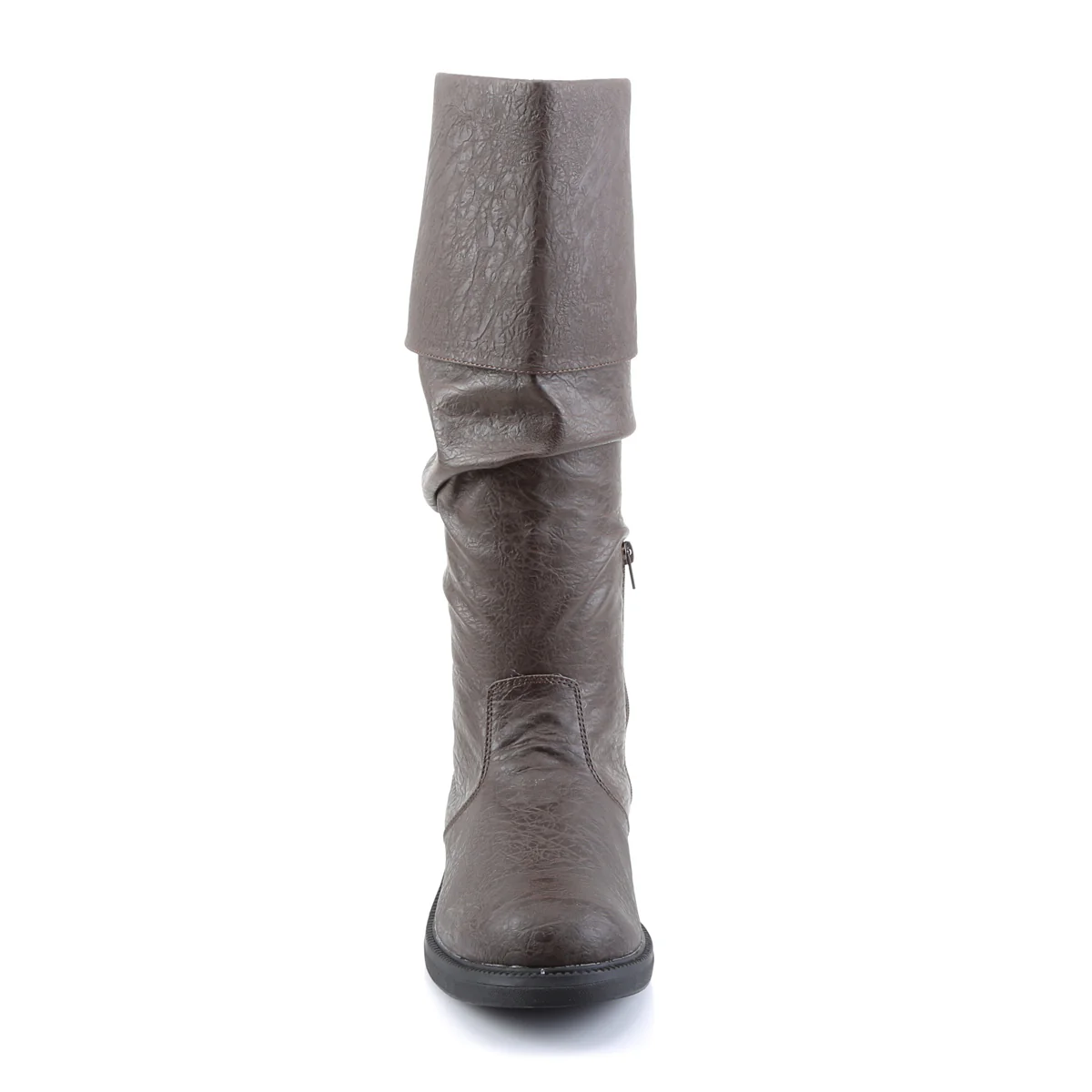 ROBINHOOD-100 Funtasma Brown Distressed Pu Men's Boots - Image 2
