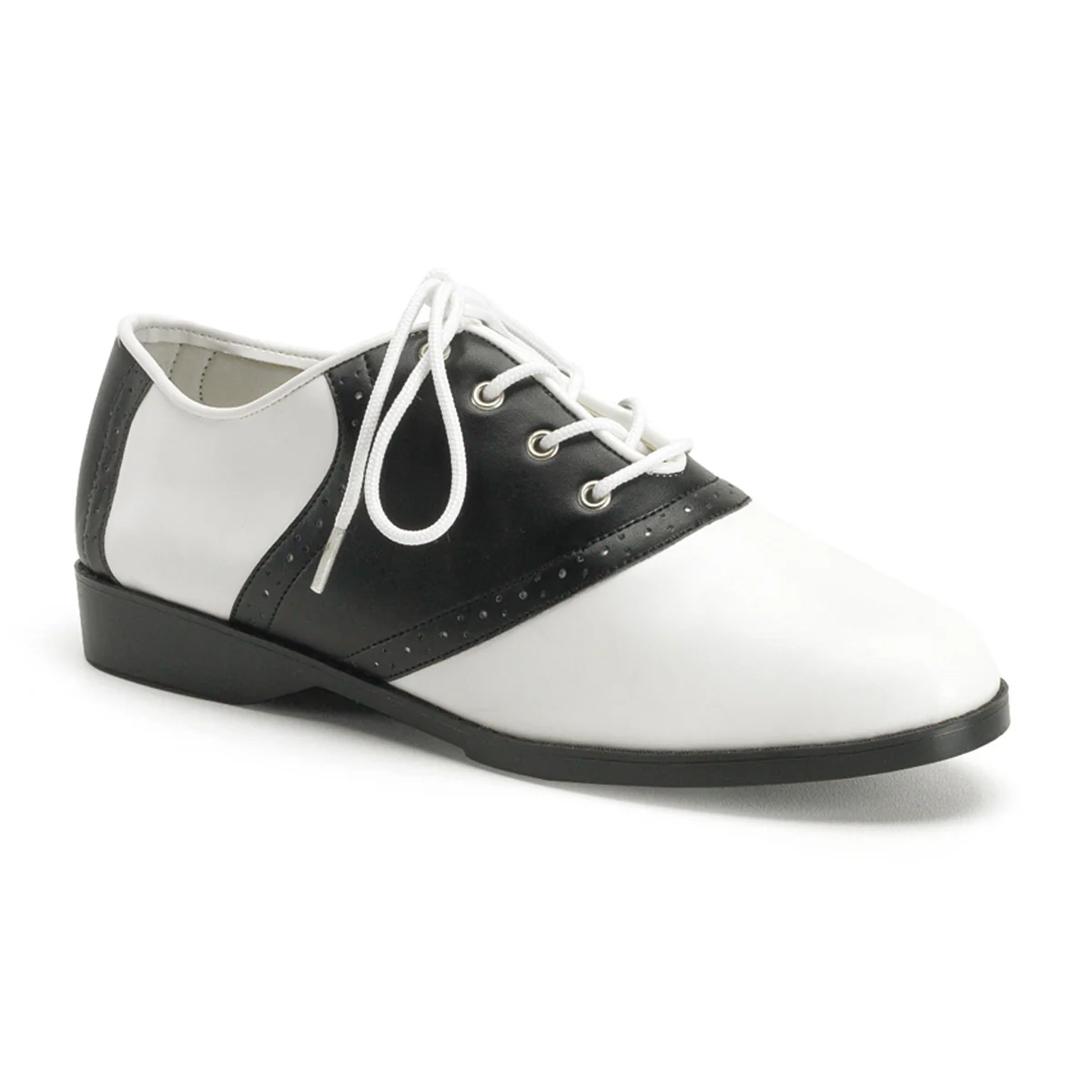 Black White 1 Inch Fancy Dress Women's Shoes - Funtasma SADDLE-50 - Image 6