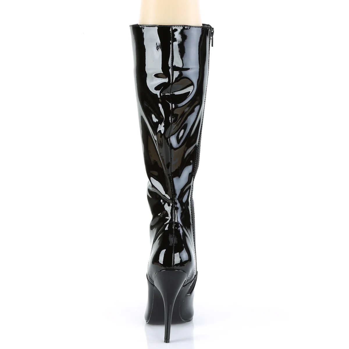 Black 5 Inch Seductive Thigh Boots - Pleaser SEDUCE-2020 - Image 4