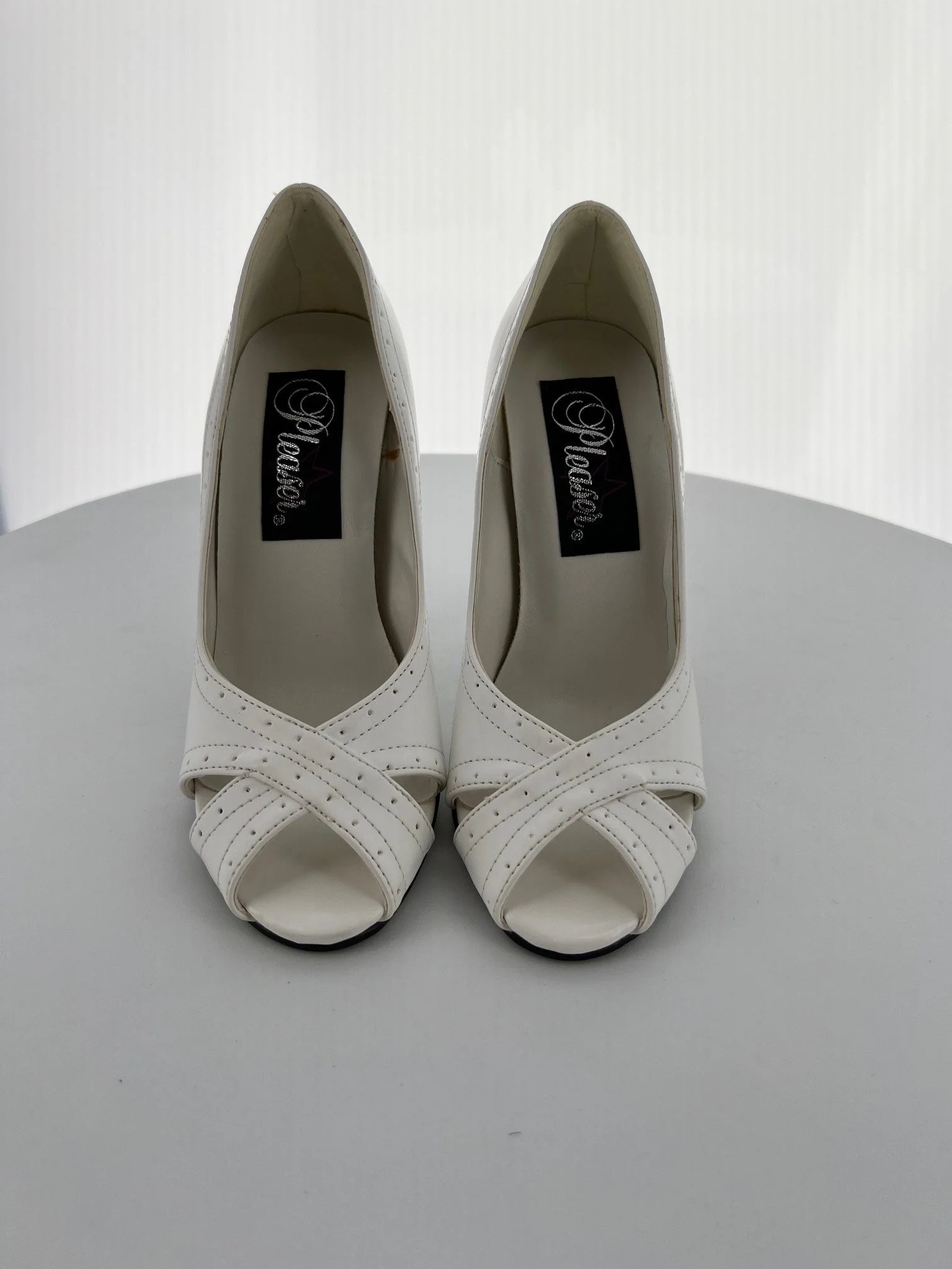 SEDUCE-215 High Heels – White Elegant Statement Shoes - Image 2