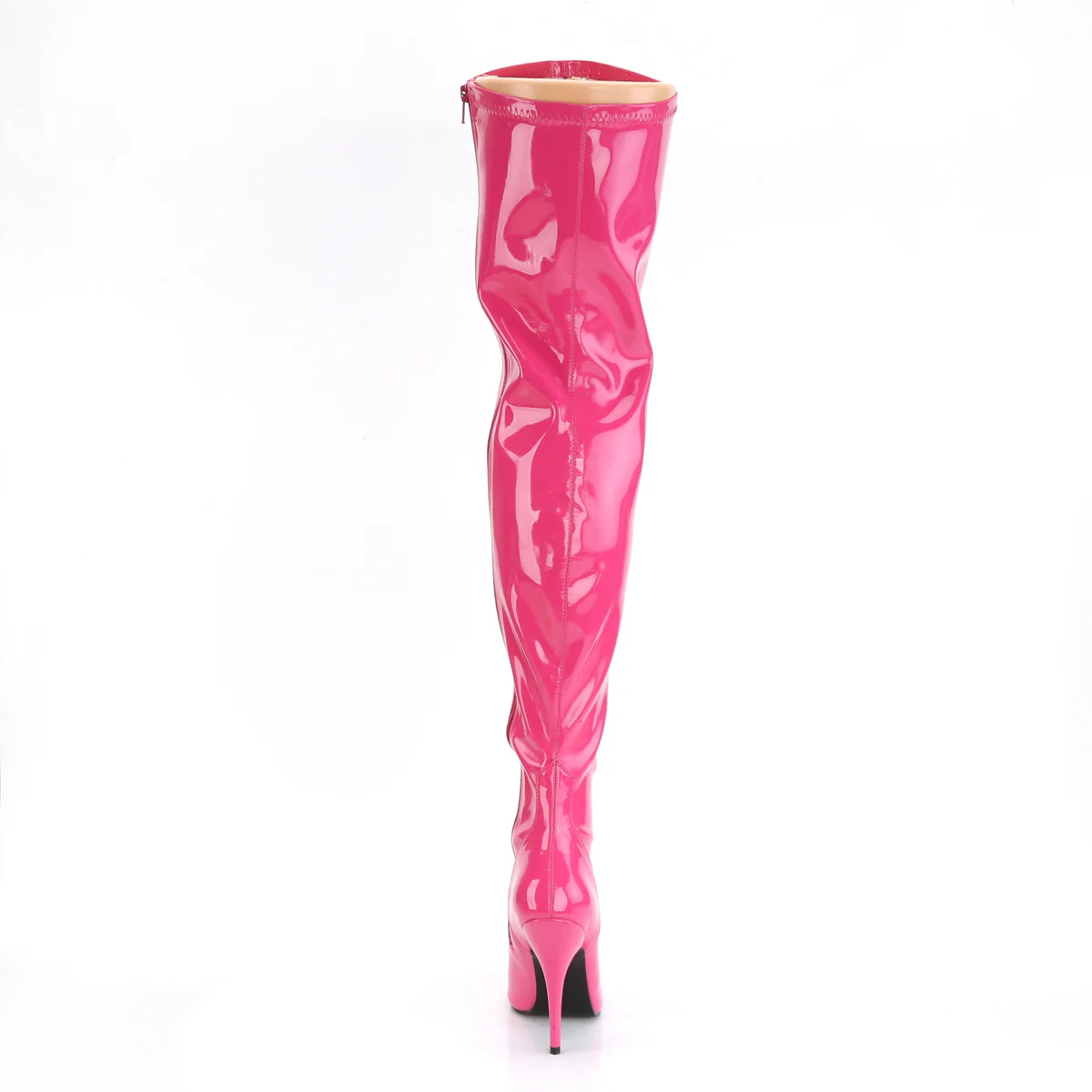 H. Pink 5 Inch Sensual Thigh Boots - Pleaser SEDUCE-3000 - Image 4