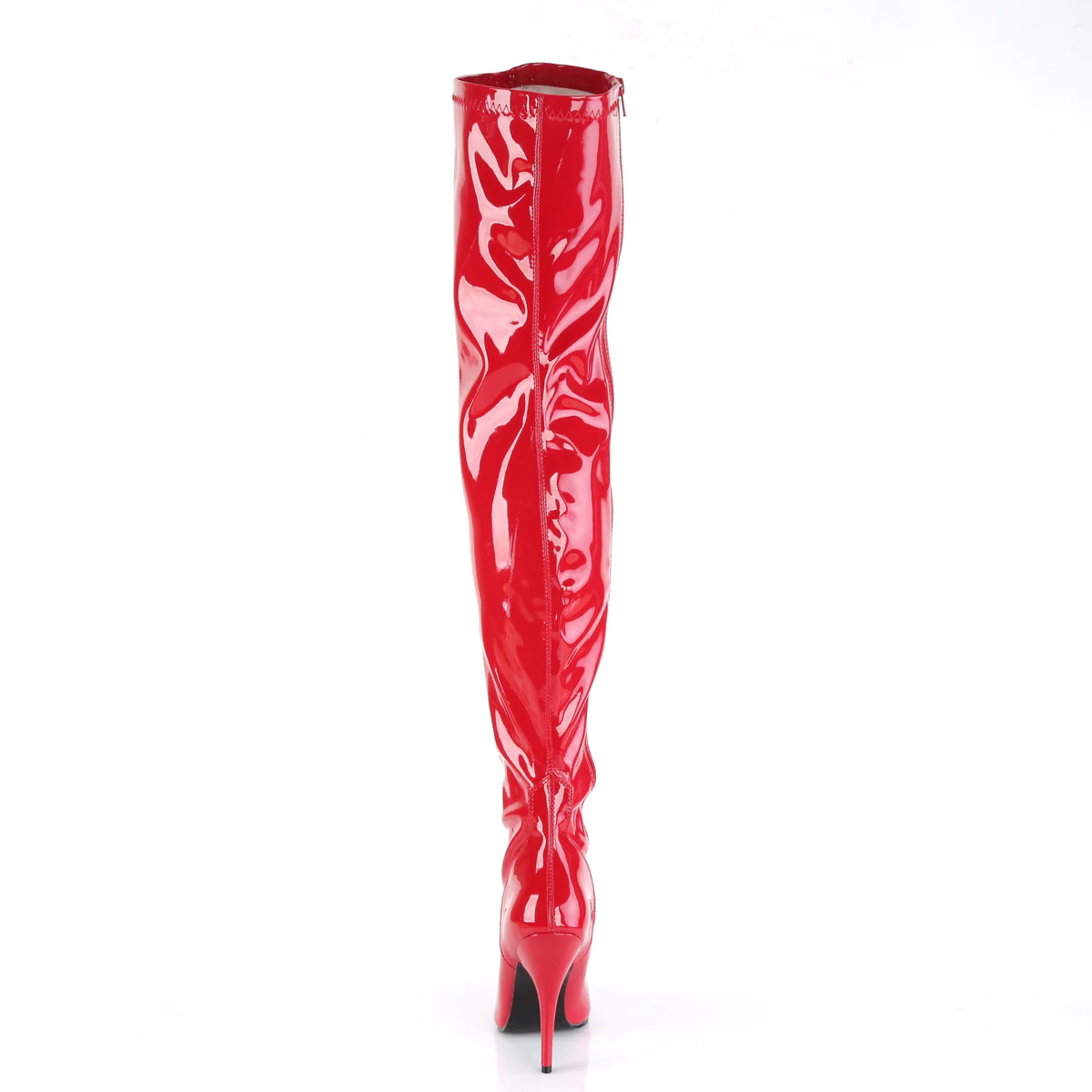 Red 5 Inch Fetish Thigh Boots - Pleaser SEDUCE-3000 - Image 4