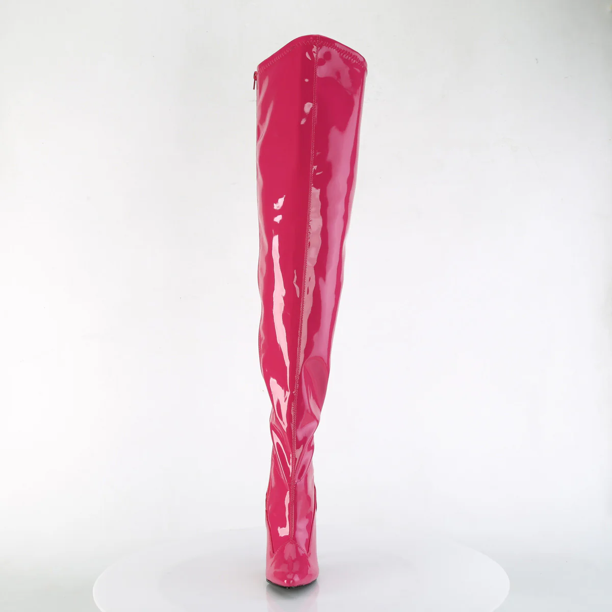H. Pink 5 Inch Wide Sexy Thigh Boots - Pleaser SEDUCE-3000WC - Image 2