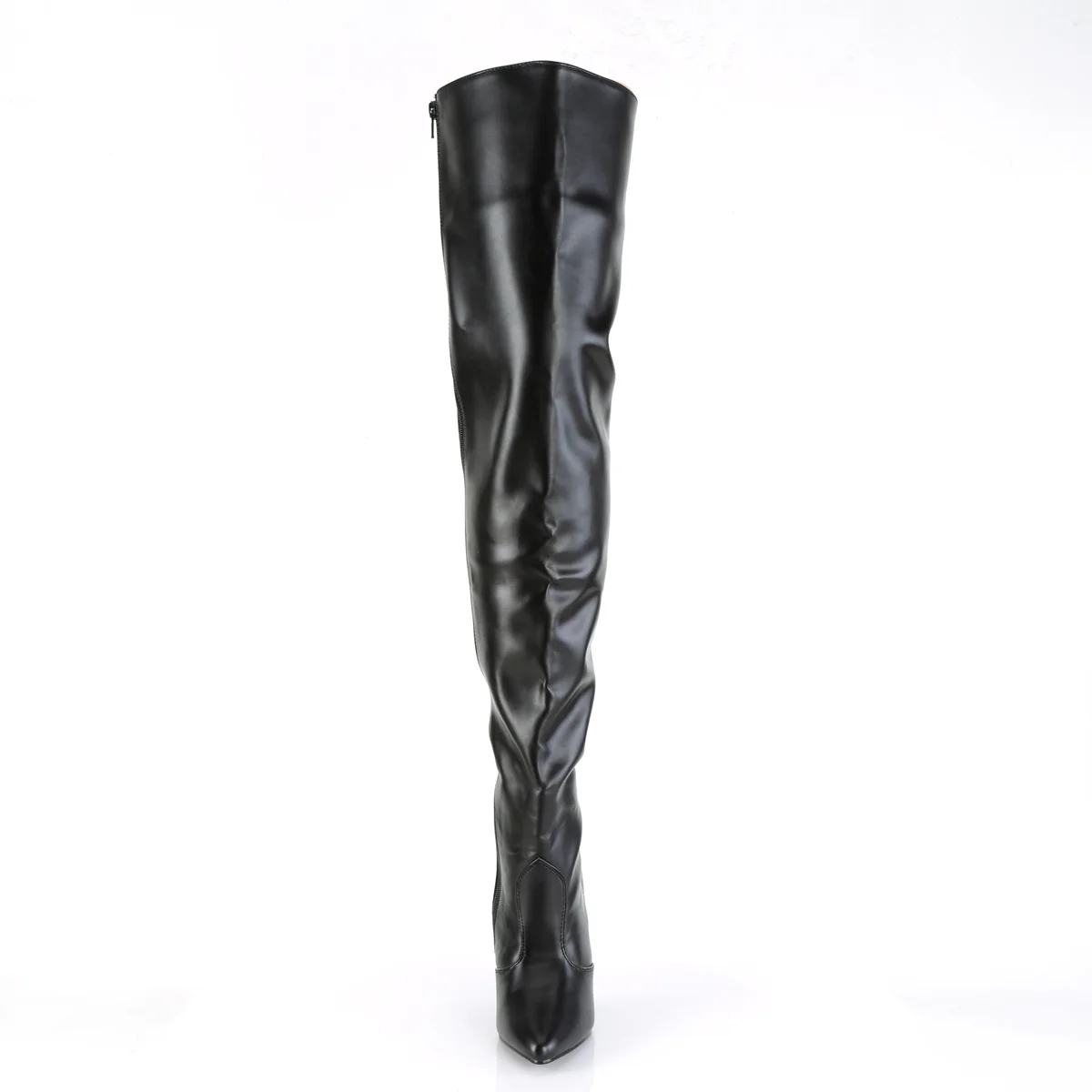 Black 5 Inch Erotic Thigh Boots - Pleaser SEDUCE-3010 - Image 2